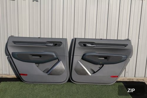 EV9 боковые шторки для окон второго ряда с накладкой двери