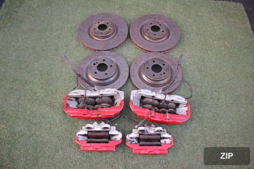 Суппорт Brembo 8P 4P Mercedes-Benz AMG комплект на одну ось с диском