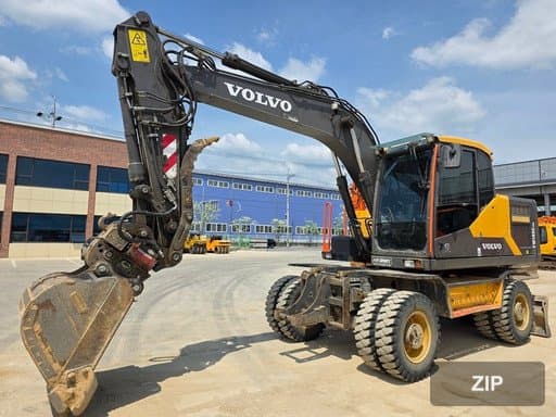 Поворотный линк с захватом (ковш-захват) для экскаватора Volvo EW140E PRO