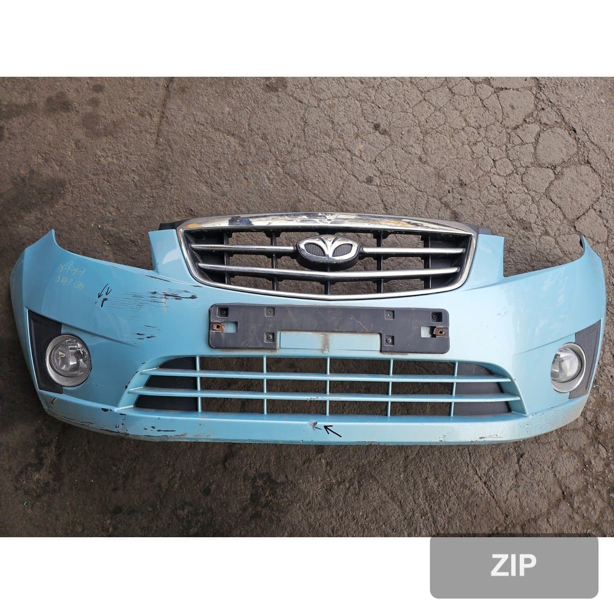 Chevrolet Matiz Creative 2010 — передний бампер 96687021