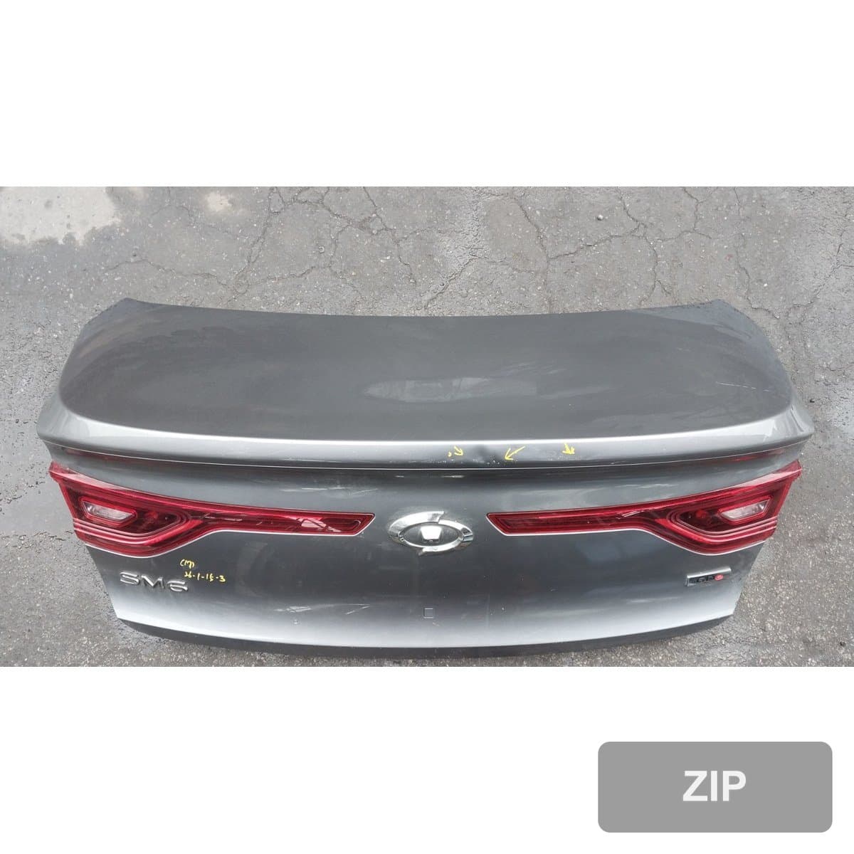 Renault Samsung SM6 2017 — крышка багажника