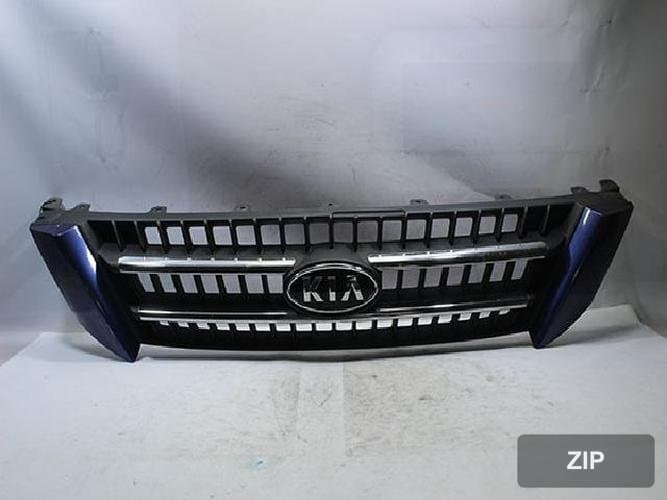 Kia Carnival 2006 — решётка радиатора 86350-4D500 86365-4J000