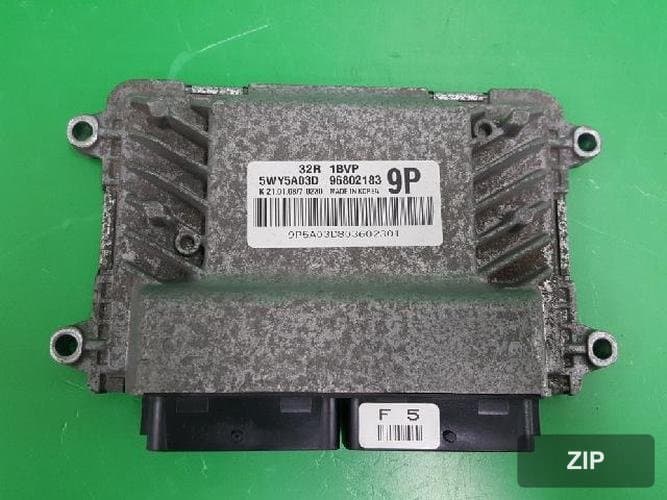 Daewoo Matiz 2008 — блок управления двигателем ECU 96802183