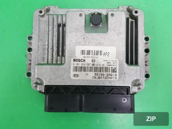 Kia Pride 2008 — блок управления двигателем ECU 391002A610