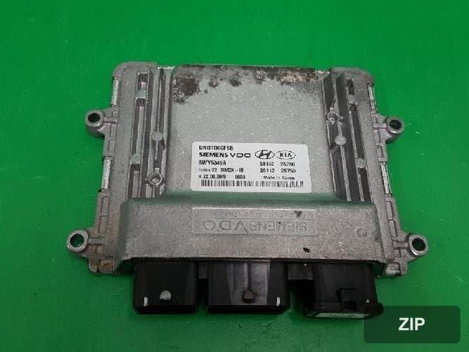 Kia Carens 2007 — блок управления двигателем (ECU) 3911225750