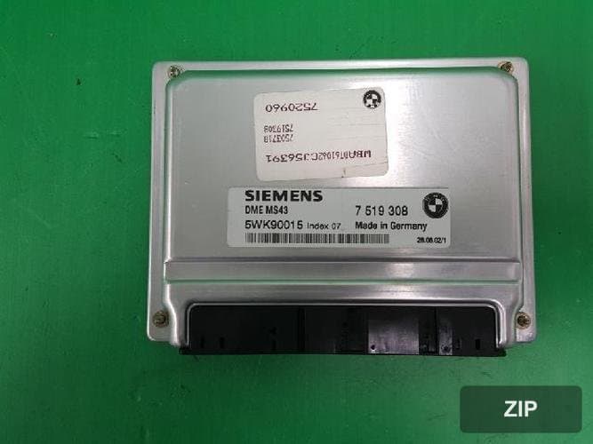 BMW 5 Series 2002 — блок управления двигателем ECU 7 519 308 22