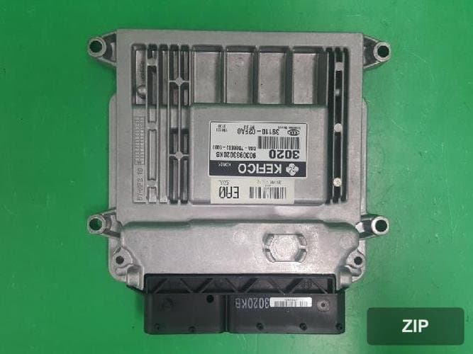 Kia Morning 2009 — блок управления двигателем ECU 3911002JA0