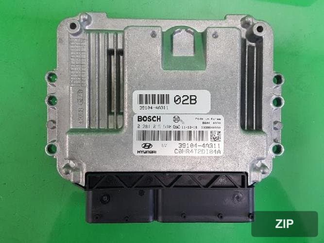 Hyundai Porter 2012 — блок управления двигателем ECU 39104 4A311 1