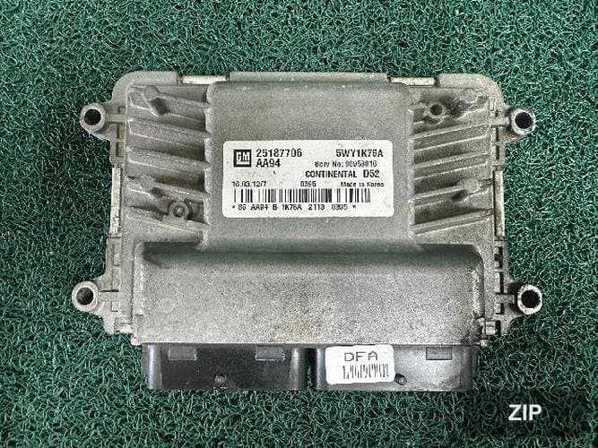 GM Daewoo Spark 2012 — блок управления ETACS/BCM 25187706