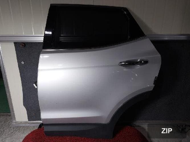 Hyundai Santa Fe 2014 — дверь задняя левая