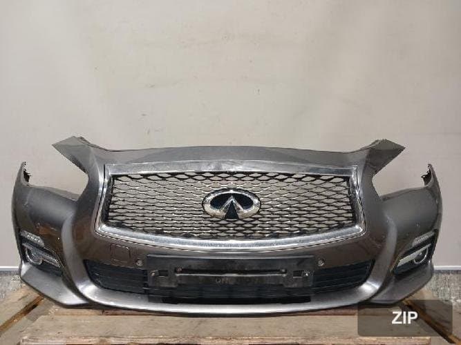 Infiniti Q50 2015 — передний бампер