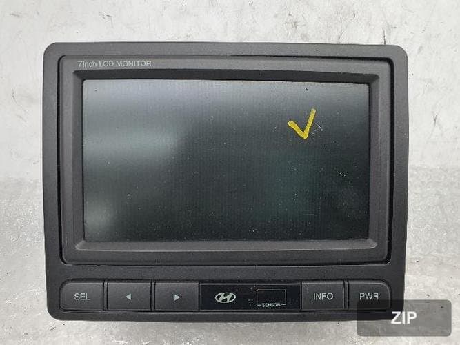 Hyundai Equus 2007 — монитор второго ряда заднего сиденья 96565-3B450JU