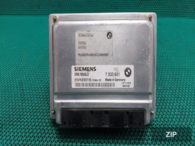 BMW 7-Series 2004 — блок управления двигателем ECU 7533651 3