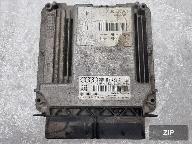 Audi A6 2014 — блок управления двигателем ECU 4G0907401Q