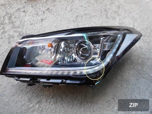 Фара передняя левая HID Genesis G80 92101B1120 92101B1170 (стекло)