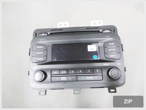 Автомагнитола K5 961702T810CA с Bluetooth, MP3, CD