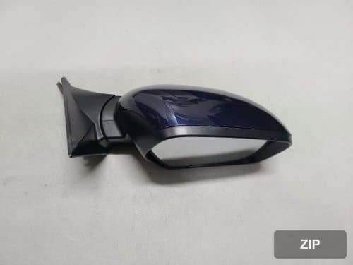 Боковое зеркало правое с электроприводом и LED, 8 контактов, цвет Dandy Blue