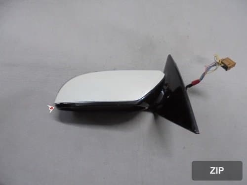 Боковое зеркало левое электрическое складывающееся с LED повторителем BPE/QXA Bianco Pearl 9pin