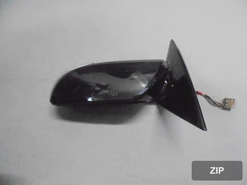 Боковое зеркало левое (водителя) электроскладывающееся с LED, чёрное металлик, 9PIN