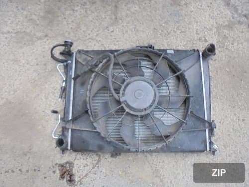Радиатор охлаждения в сборе с вентилятором Grandeur TG 253103K190+253803L350 2P