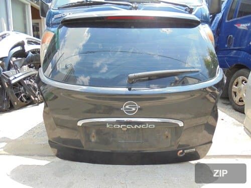 Задняя дверь Korando C (со спойлером)