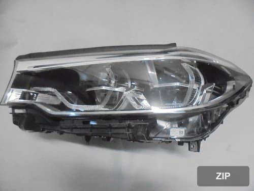 Крышка фары левая LED