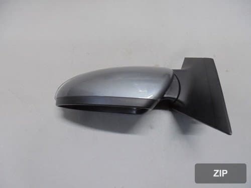 Боковое зеркало левое (водителя) электрическое складное LED серое