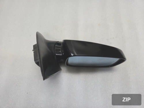 Зеркало боковое правое с электроприводом 7PIN EB Ebony Black с хромовым покрытием