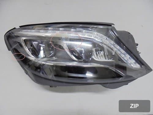 Крышка фары LED правая A2229060802 электрическая