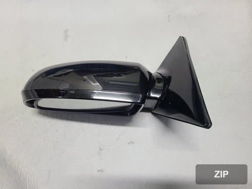 Боковое зеркало водителя электрическое 15pin LED с памятью и автоматическим затемнением чёрное