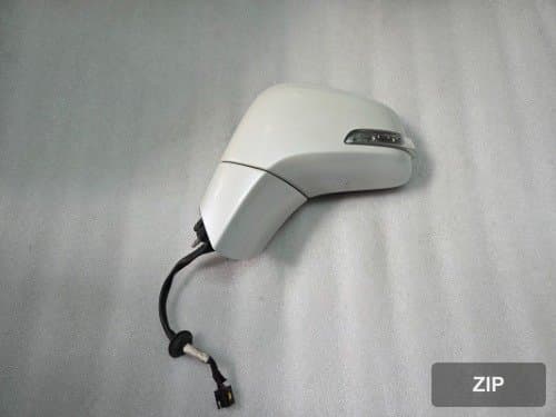 Боковое зеркало левое электрическое со складыванием и LED P95373902GYN белый перламутр