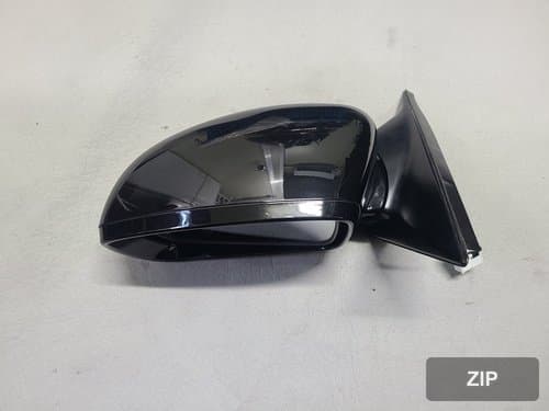 Боковое зеркало левое, ручная регулировка, LED, 876103M520AF, чёрное