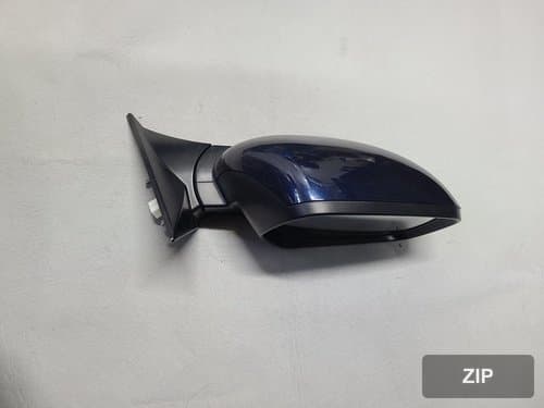 Боковое зеркало правое с электроприводом и LED, 8 контактов, BAS, Dandy Blue