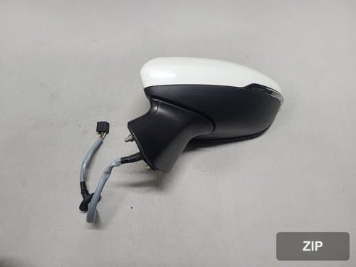 Боковое зеркало левое электросклад. LED GAZ Pure White 17-18