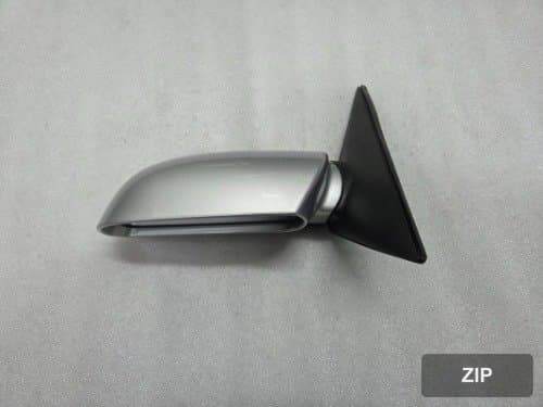 Боковое зеркало левое электроскладываемое 876103K010S7 Slick Silver серебристое, категория C (крышка повреждена)
