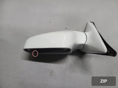 Боковое зеркало Terracan водительское, электрическое складывающееся, 7pin, белое