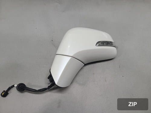 Боковое зеркало левое (8PIN) электрическое с LED P95373902GYN белый перламутр
