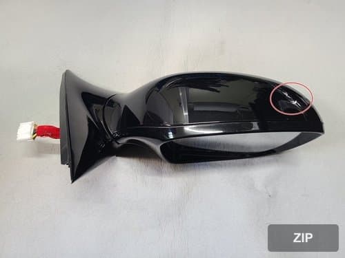 Зеркало боковое правое с LED подсветкой, памятью, обзором 876203N680-DS