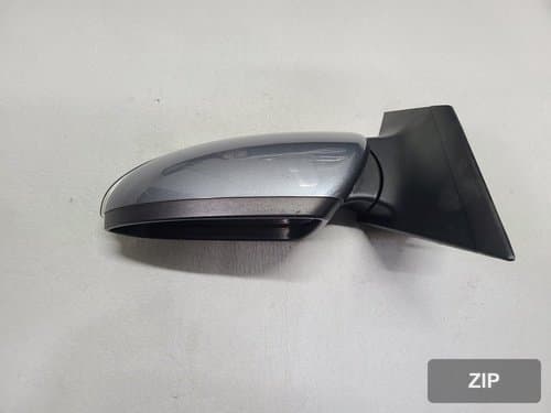 Боковое зеркало левое (водителя) электрическое складное LED BSD 9pin Satin Steel Gray 13-17