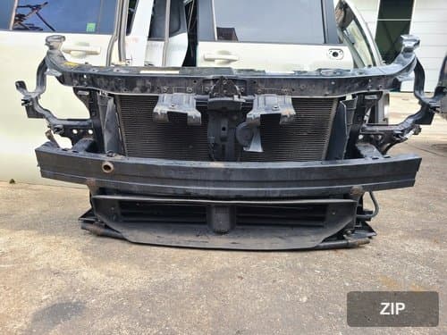 Радиатор и комплектующие (панель радиатора 641014R000, радиатор 253104R050, инвертор 253084R000, конденсор 976063R000, вентилятор, рейка 865304R000)
