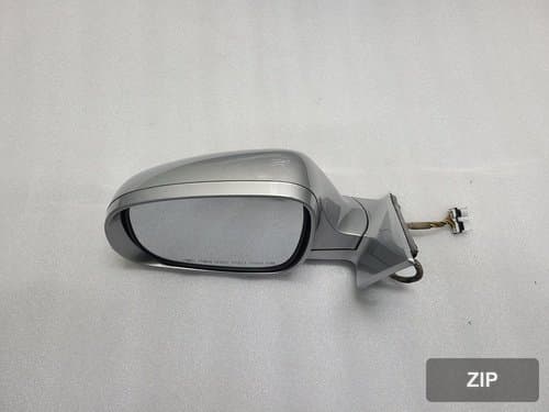 Боковое зеркало водителя электрическое со складыванием, LED, память, лампа подворота, Diamond Silver