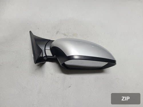 Боковое зеркало правое электрическое с подогревом и LED, сворачивающееся, 8 контактов, Sai, цвет серебристый
