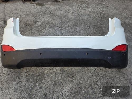 Накладка заднего бампера Tucson IX верхняя 866112S000+нижняя 866122S000+рейка 866302S010 с датчиком 4 отв.