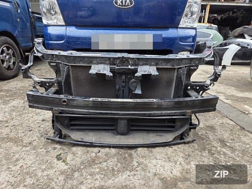 Комплект охлаждения Sonata YF (гибрид): поддерживающая панель 641014R000, радиатор 253104R050, инвертор 253084R000, конденсер 976063R000, вентилятор, рейка 865304R000
