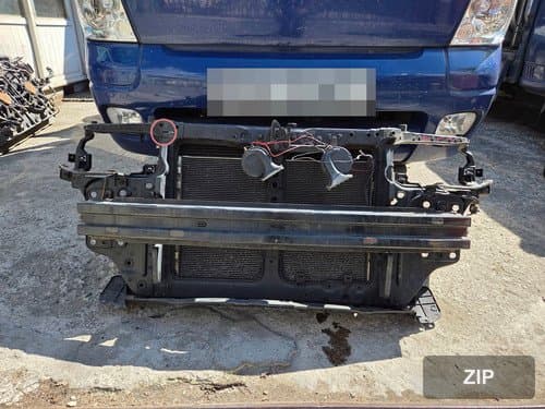 Модуль радиатора в сборе с вентилятором и конденсором
