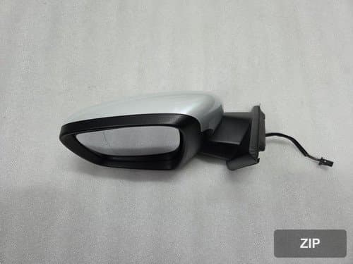 Боковое зеркало левое с электроприводом складывания и LED, QXD, Cloud Pearl