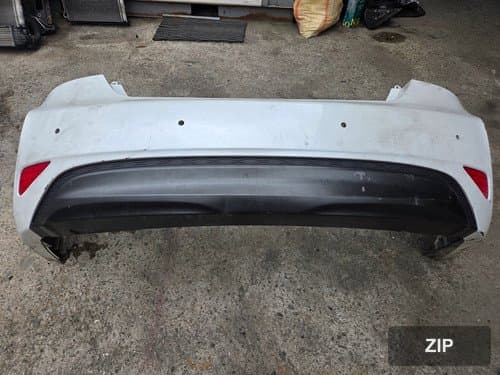 Накладка заднего бампера Sonata YF Hybrid 866114R000 866104R100 + защита снизу 866904R00 (4 отверстия под датчик)