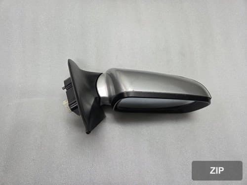 Боковое зеркало (сторона пассажира) электрическое со складыванием и LED, 876203E6103D, серебристое