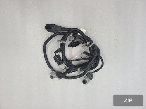 Жгут проводов заднего бампера Hyundai Santa Fe DM 918802W061 + ультразвуковые датчики 968902W006CA (4 шт.)