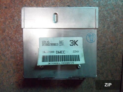 Блок управления двигателя Leganza ECM 16247289 3K